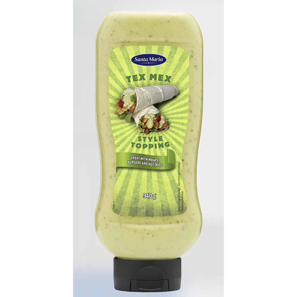 [SANTA45567] SANTA MARIA TEX MEX SAUCE - GUACAMOLE TOPPIG 980GR (6)