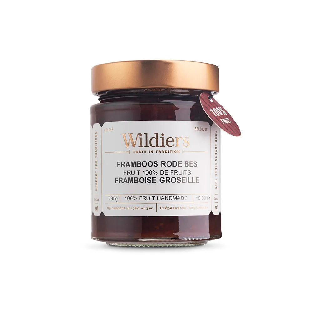WILDIERS 100% FRUIT FRAMBOOS RODE BES 8 X 285 GR 