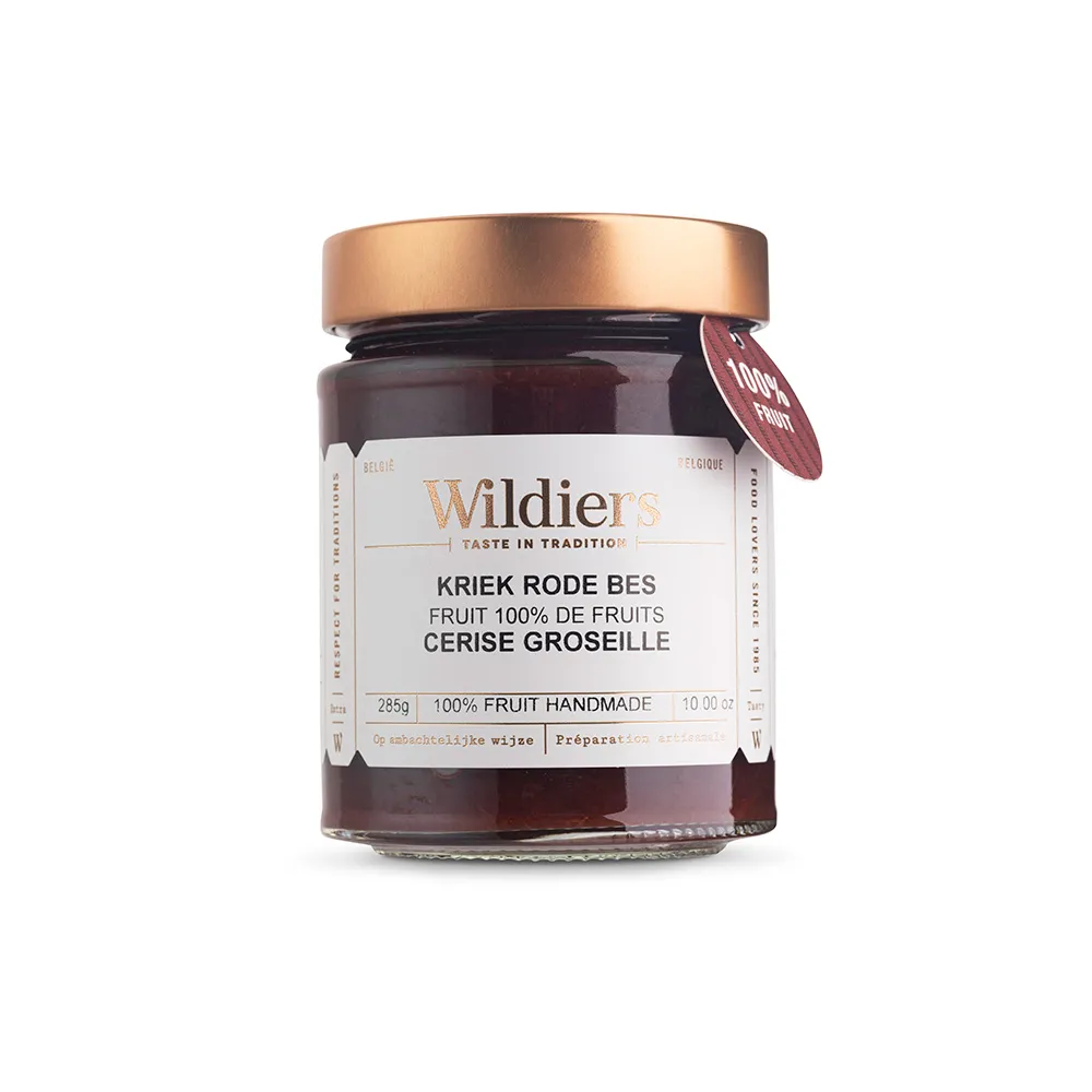 WILDIERS 100% FRUIT KRIEKEN RODE BES 8 X 285 GR 