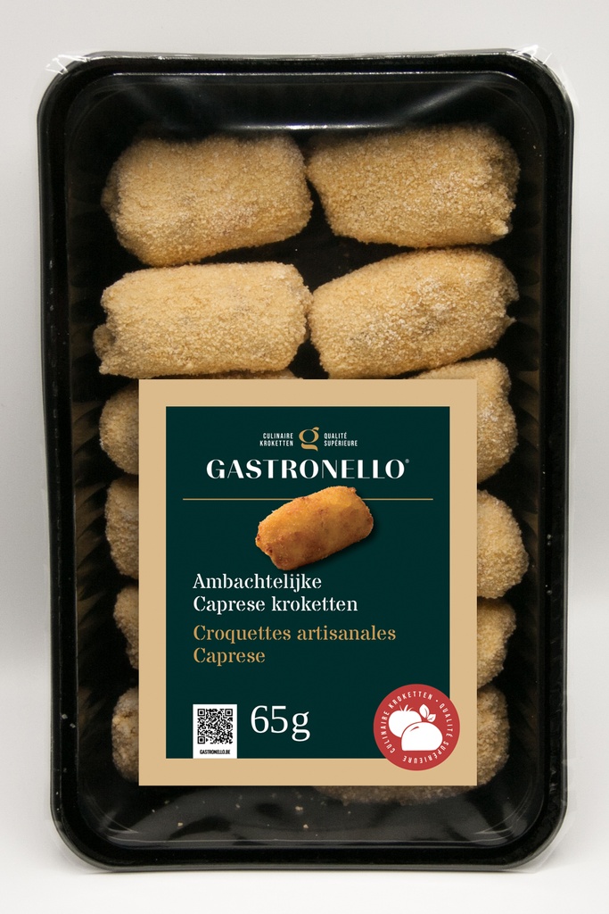 GASTR AMBACHTELIJKE CAPRESE KROKETTEN 12 X 65 GR <**>