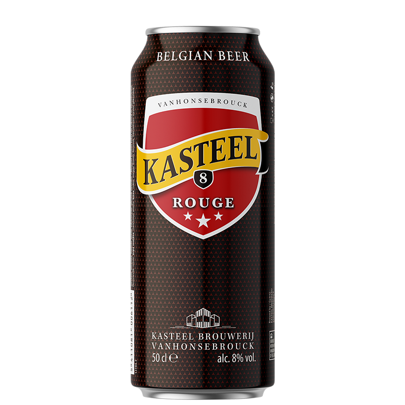 KASTEELBIER ROUGE BLIK 12X50CL