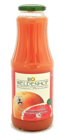 WELDENHOF ROZE POMPELMOESSAP 6 X 1 LITER