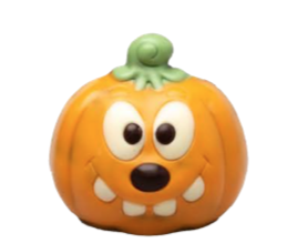 CHOCPROOF SHERMY PUMPKIN LIGHT MILK COLOURED - 10,5 CM - 5 ST X 130 GR