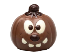 DE CHOCOLATERIE SHERMY PUMPKIN LIGHT MILK DELUXE - 10,5 CM - 5 ST