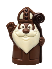 DE CHOCOLATERIE HAPPY SINT LIGHT MILK DELUXE 15,5CM - 5 ST 