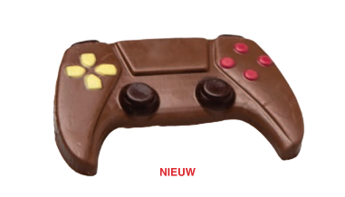 DE CHOCOLATERIE GAME CONTROLLER DARK MILK COLOURED 8 CM - 15 ST