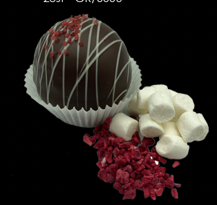 LINGIER CHOCOLATE BOMB NOIR FRAMBOISE 28 PCS