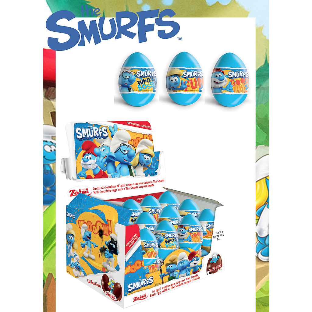 ZAINI SMURFEN 24 STUKS