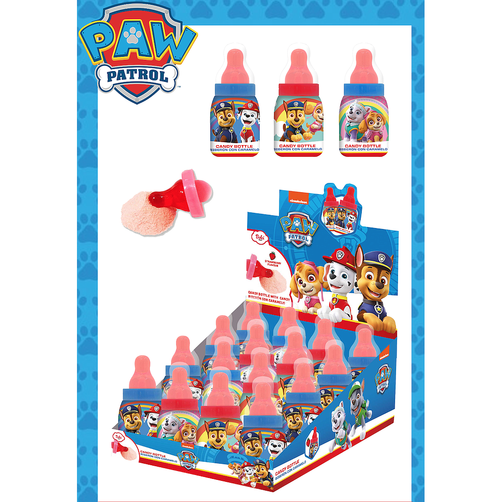 PAW PATROL CANDY BOTTLE 24 ST