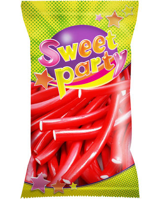 SWEET PARTY 55 TUBE AARDBEI 16 X 65 GR