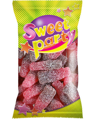 SWEET PARTY 20 COLA FLES CHERRY ZUUR 16 X 100 GR