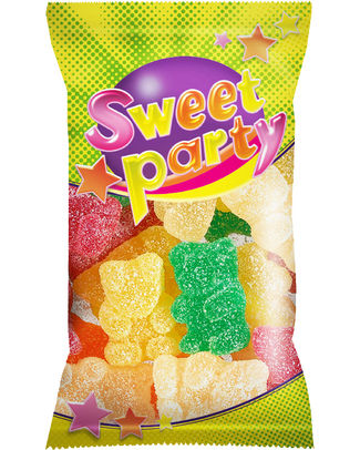 SWEET PARTY 14 BEERTJES CITRIC 16 X 75 GR