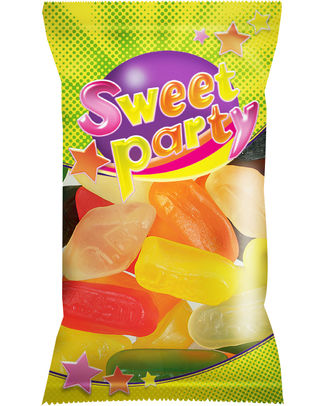 SWEET PARTY 31 WINEGUMS 16 X 100 GR