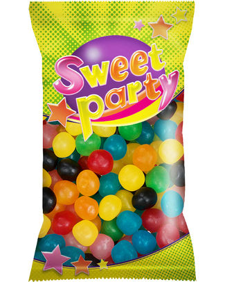 [TRE/140063] SWEET PARTY 10 MINI FRUITBALLETJES (DRAGIBUS) 16 X 75 GR