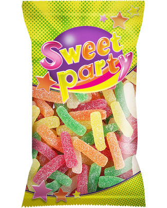 SWEET PARTY 24 FRIETEN CITRIC 16 X 100 GR