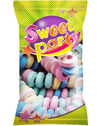 SWEET PARTY 22 SNOEPKETTING 16 X 60 GR