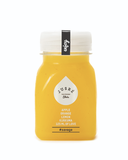 [169/006689] JUSRE #SAVAGE SHOTS APPEL/ORANGE/CITROEN/KURKUMA 6 X 125 ML <**>