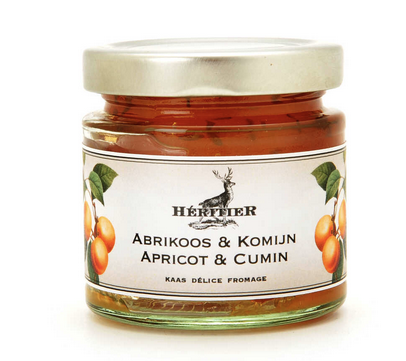 HERITIER KAAS&FRUIT: ABRICOOS / KOMIJN 6x130GR