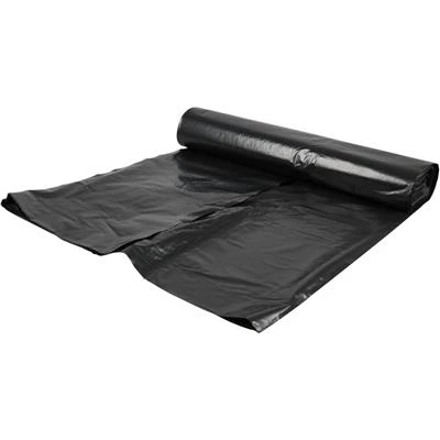 VUILNISZAK GRIJS HDPE 70 X 110 OP ROL ZONDER SLUITSTRIP 10 X 25 STUKS