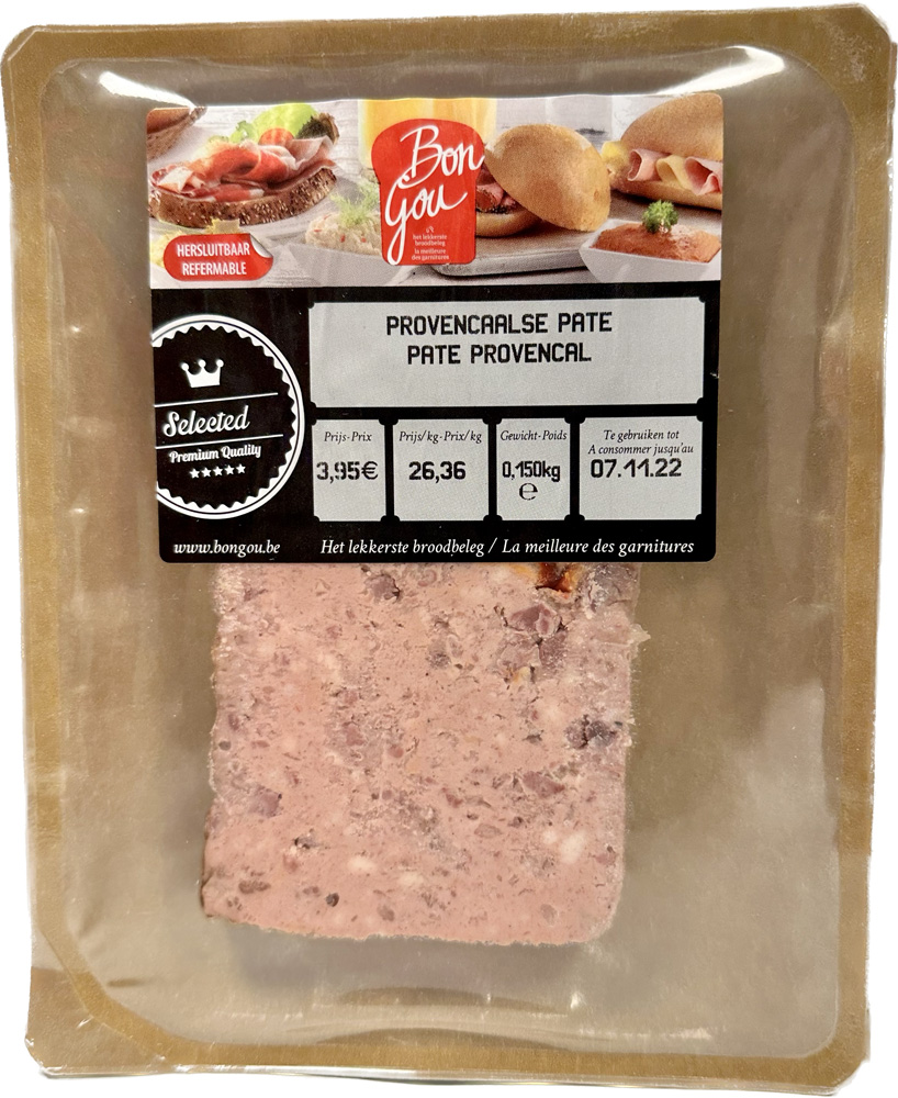 BG PROVENCAALSE PATÉ 6X150GR <**>