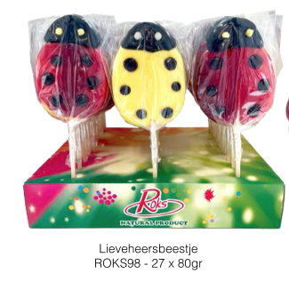 ROKS BEETLES LOLLY 80 GR X 27 STUKS   