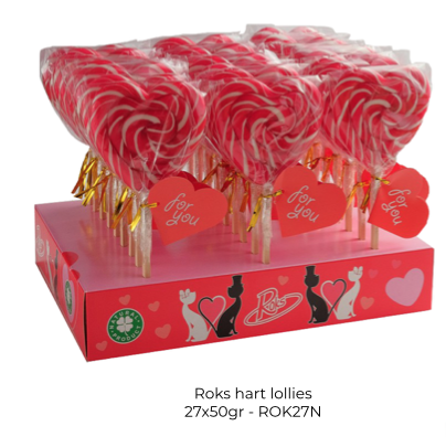 ROKS SWIRLED HEART 50 GR X 27 STUKS