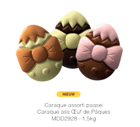 DELICE CARAQUES OEUFS DE PÂQUES ASS - 1,5 KG 