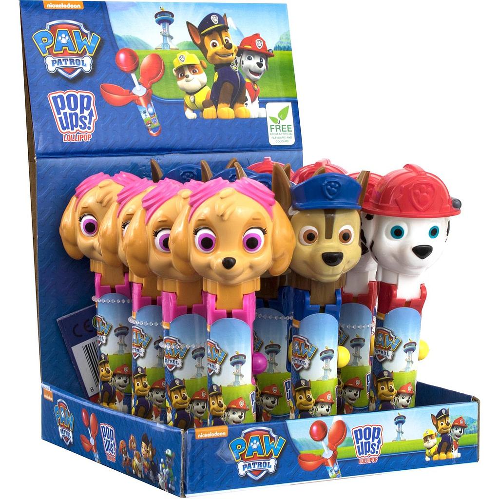 PUSH LOLLY PAW PATROL 12 STUKS