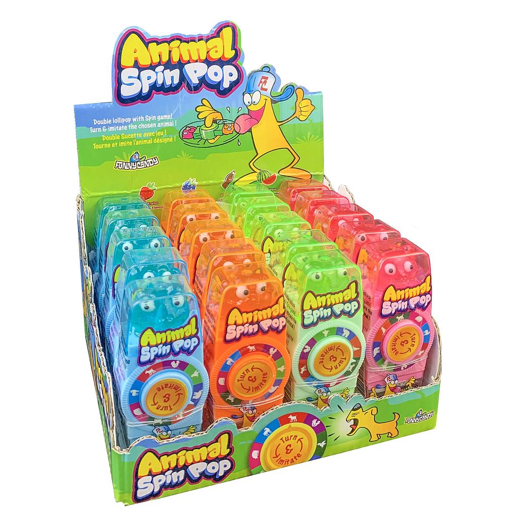 ANIMAL SPIN POP 20 ST