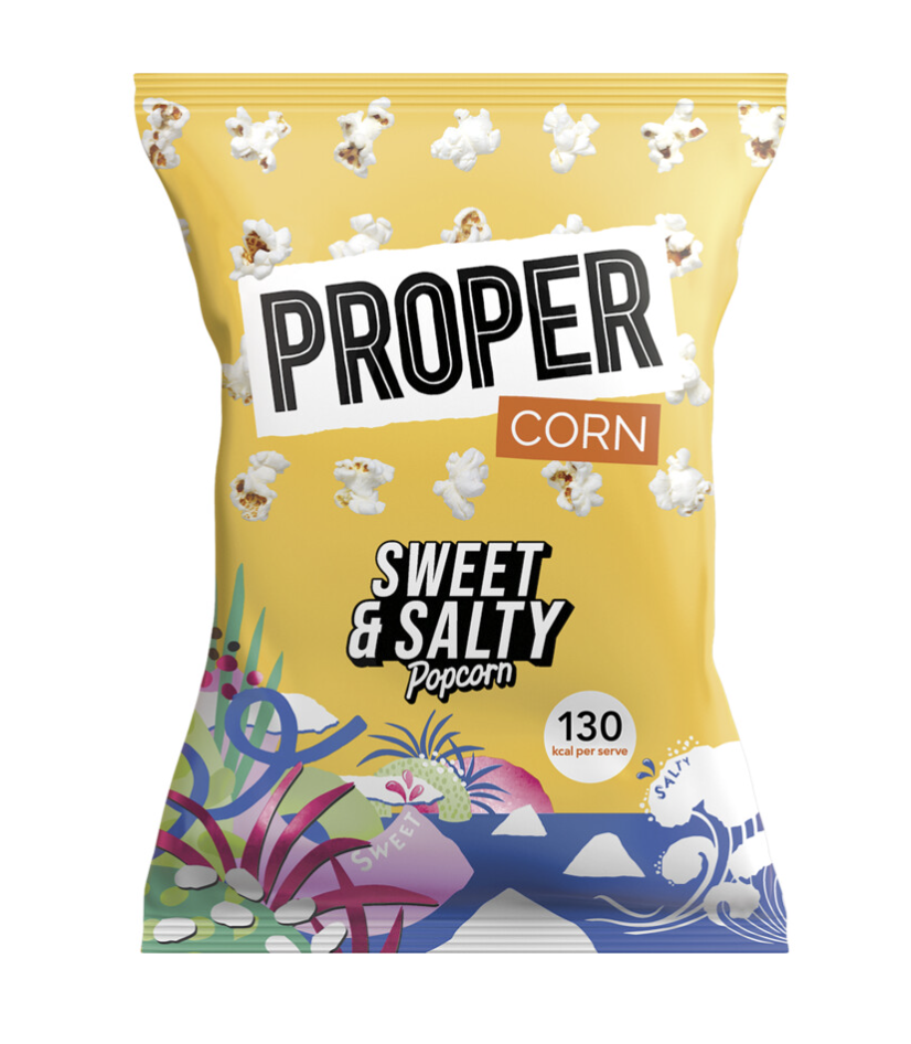 PROPER POPCORN SWEET & SALTY 8X90GR