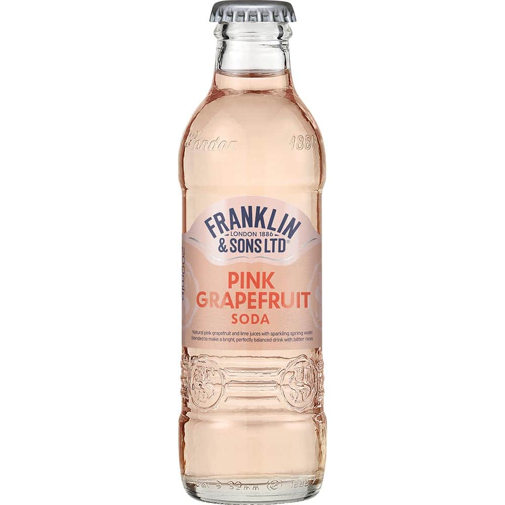 FRANKLIN S SODA PINK GRAPEFRUIT 24X20CL 