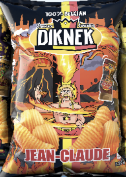 DIKNEK CHIPS JEAN-CLAUDE 20 X 125 GR