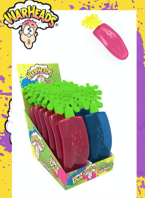 WARHEADS TONGUE SPLASH GEL 24 STUKS