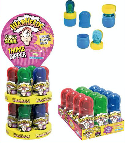 WARHEADS THUMB DIPPER 21 STUKS