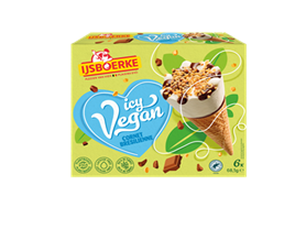 IJSBOERKE ICY VEGAN CORNET BRESILIENNE 6 X 110 ML <*_*>