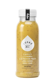 JUSRE SMOOTHIE APPEL/MANGO/PASSIE & CHIA - DOTS OF CHIA 6 X 250 ML <**> 