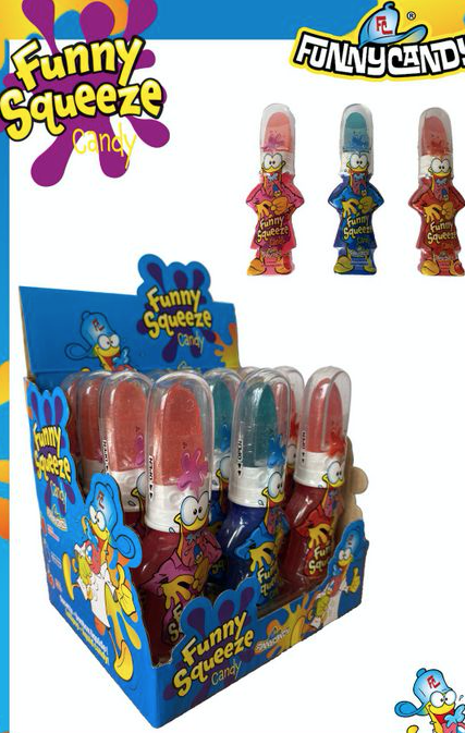 FUNNY SQUEEZE POP 12 STUKS