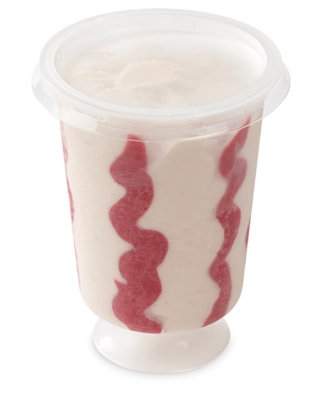MISSAULT POTJES AARDBEIROOMIJS MET FRAMBOOS SWIRL 12 X 120 ML<*_*>  