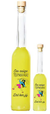 GEEL GENOT LIMONCELLO " EEN ZALIGE TOPMAMA " 100 ML X 12ST