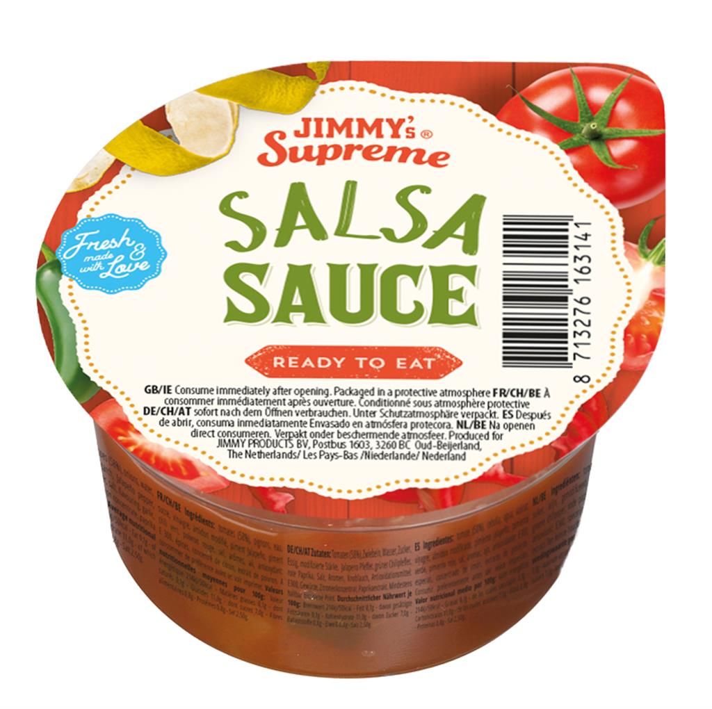 JIMMY'S SUPREME SALSA SAUCE 45 X 90 GR 