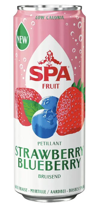 SPA & FRUIT STRAWBERRY BLUEBERRY 6 X 4 X 25 CL 