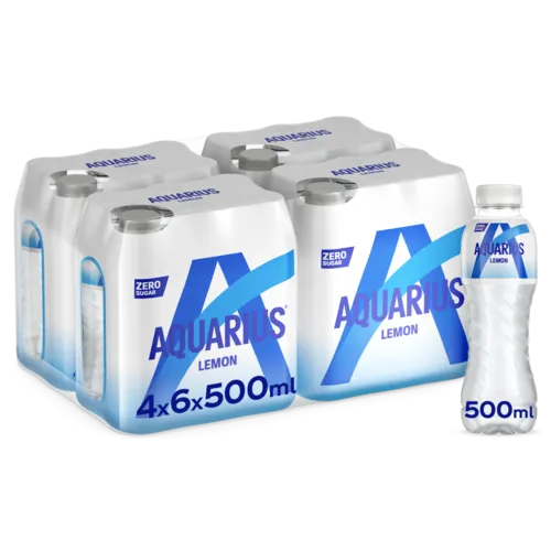 AQUARIUS ZERO LEMON PET 4 X 6 X 50 CL