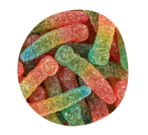 [HAR/10051580] HARIBO ZURE REGENBOOG WORMEN 3 X 1 KG 