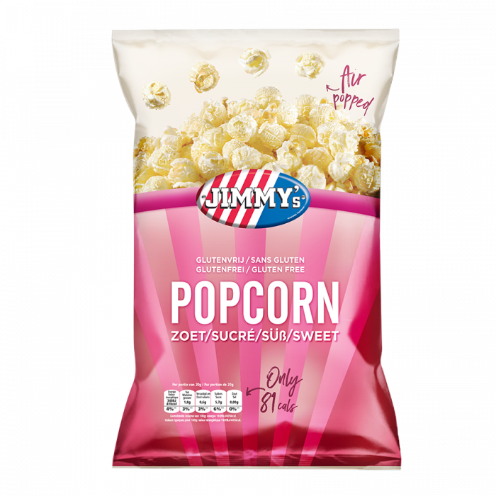 JIMMY'S ORIGINAL POPCORN SWEET 12 X 100 GR  