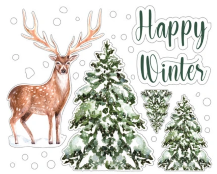 [XMA43411] #VERP - J KARTON HAPPY WINTER 10ST