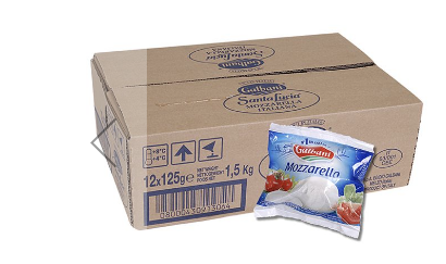 MOZZARELLA ST LUCIA (GALBANI) 12 X 125 GR <**> ** BESTELARTIKEL **