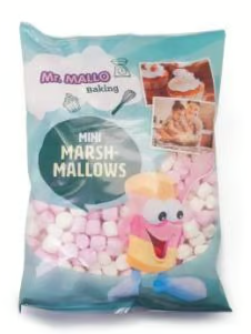 MR. MALLO MINI MARSHMALLOWS ROZE/WIT 20 X 150 GR