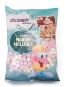 MR.MALLO MINI MARSHMALLOWS ROZE/WIT 20 X 150 GR