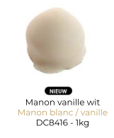 [MDD8416] DELICE 8411 LES MANONS - VANILLE WIT 1KG