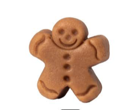 LOUIS D'ANVERS GINGERBREADMAN PATE D'AMANDES VRAC 56 ST - 1,18 KG 